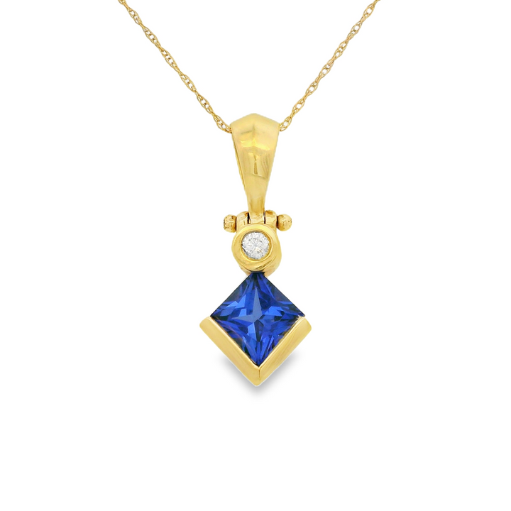 Estate Colored Stone Necklace