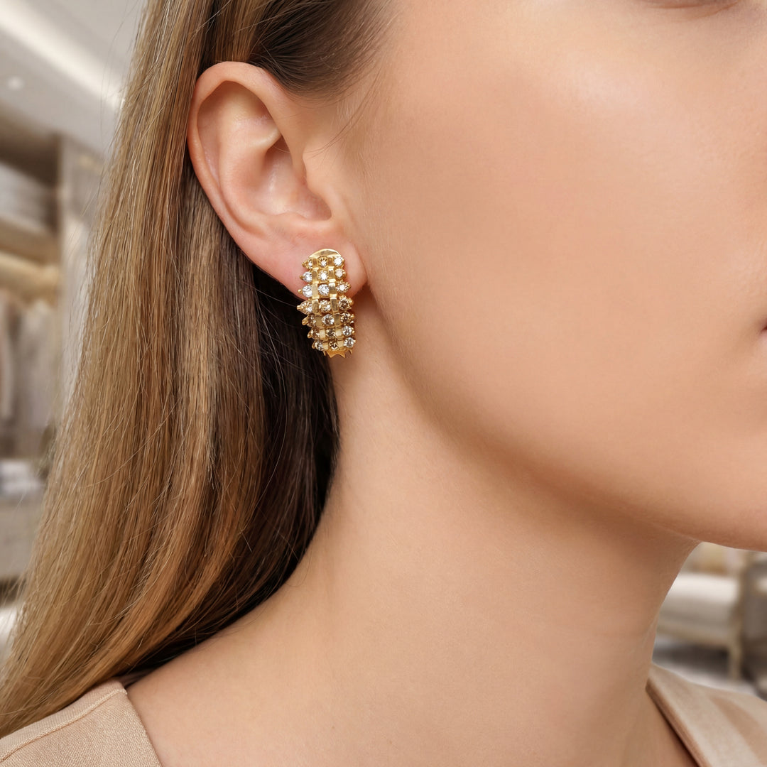 Estate Diamond Earrings