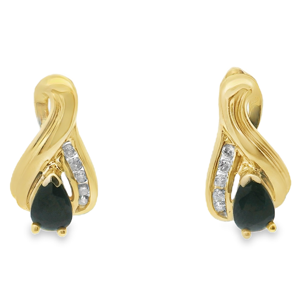 Estate Color Stone Earring