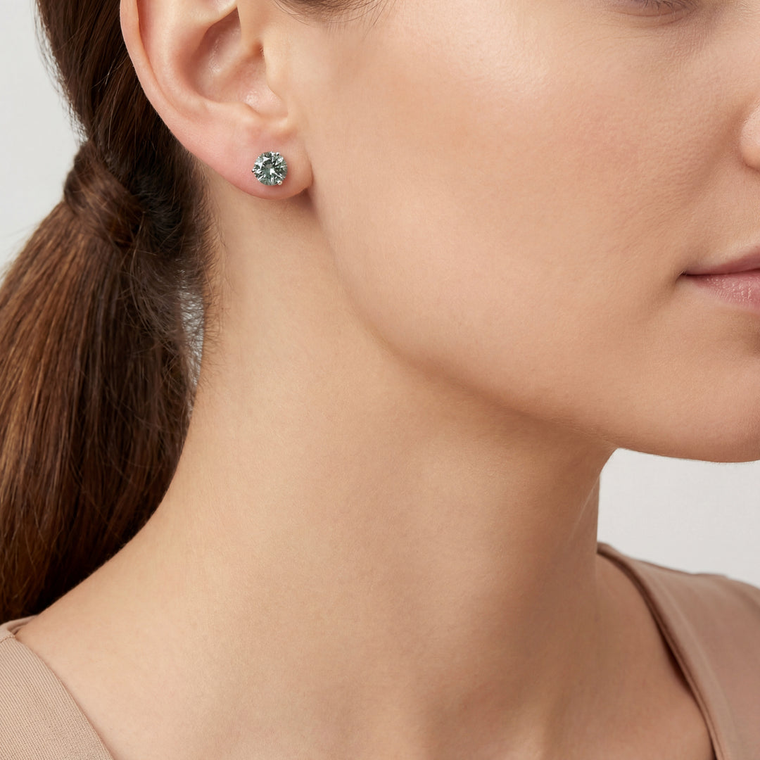 Estate Colored Stone Earrings