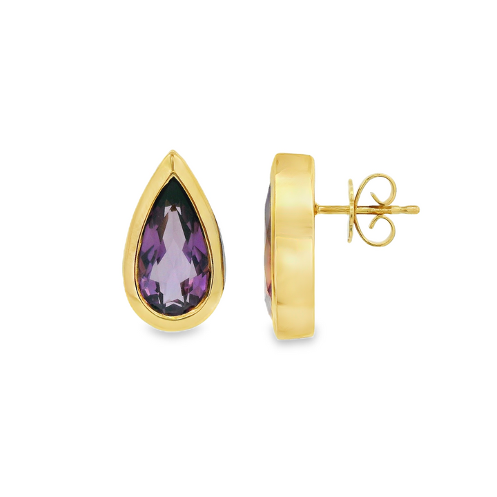 Estate Colored Stone Earrings