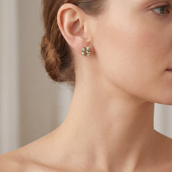Estate Colored Stone Earrings