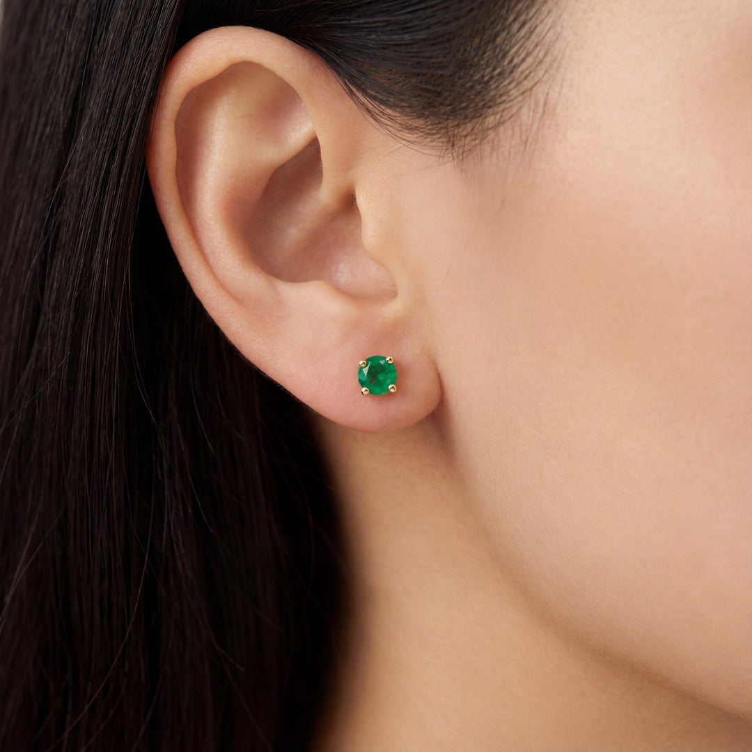 Estate Colored Stone Earrings