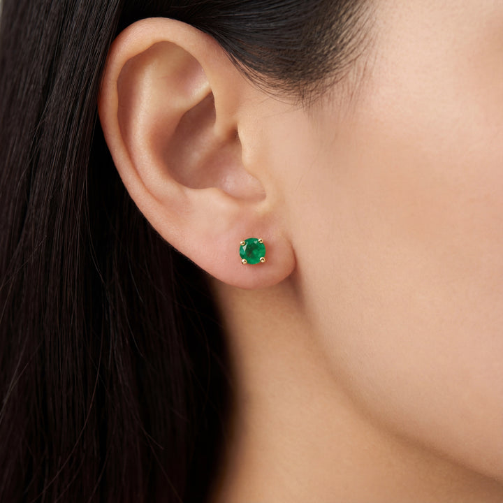 Estate Colored Stone Earrings