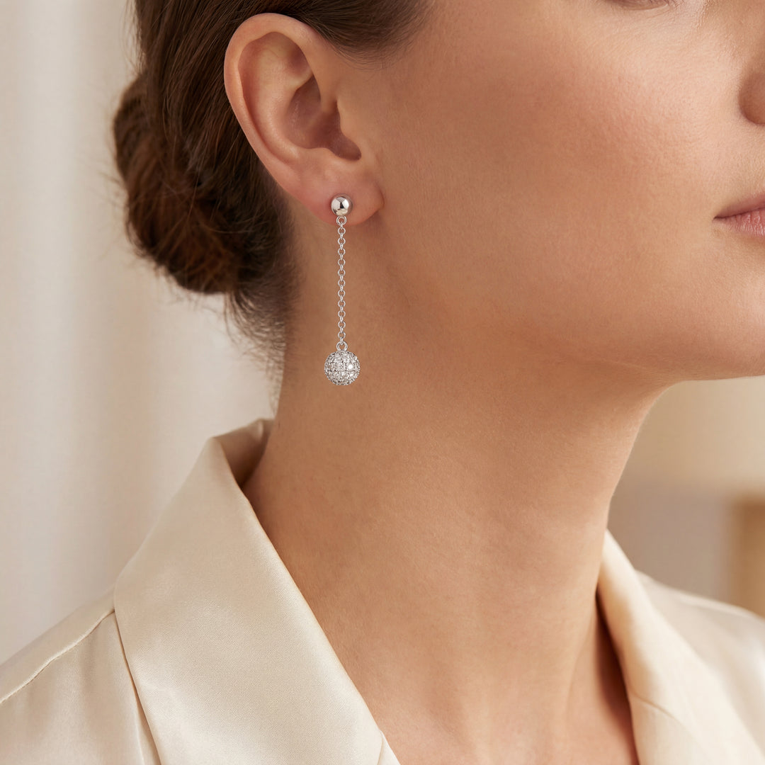 Estate Diamond Earrings