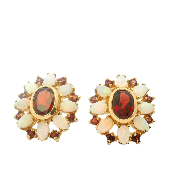 Estate Colored Stone Earrings