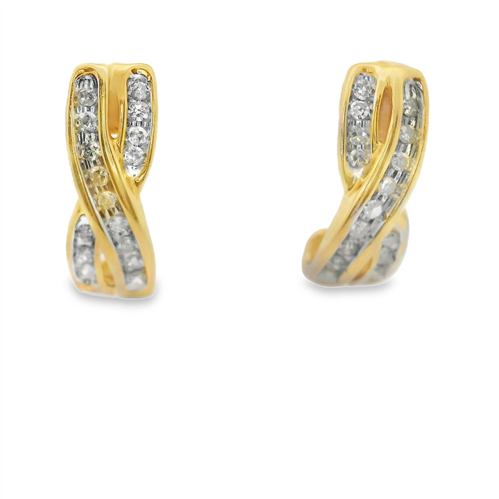 Estate Diamond Earrings