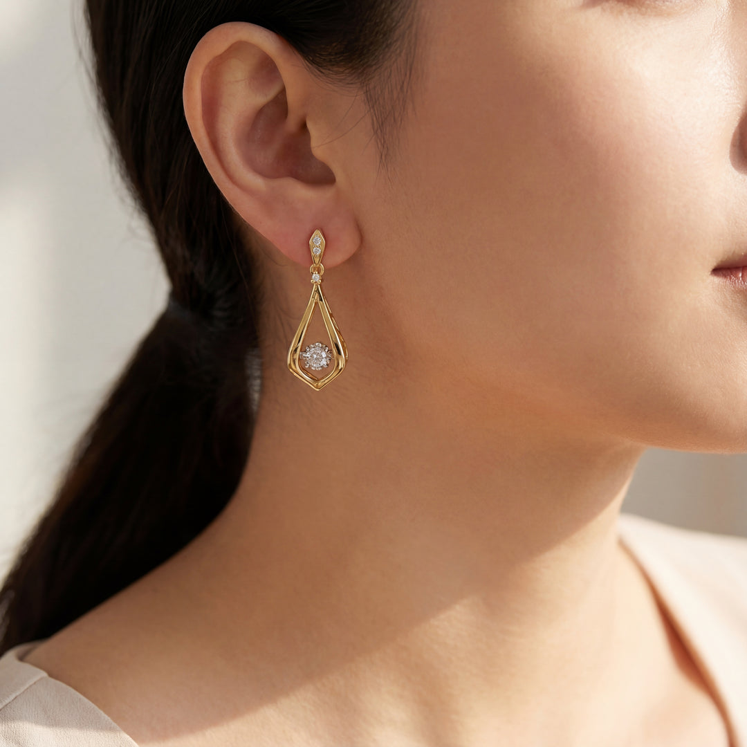 Estate Diamond Earrings