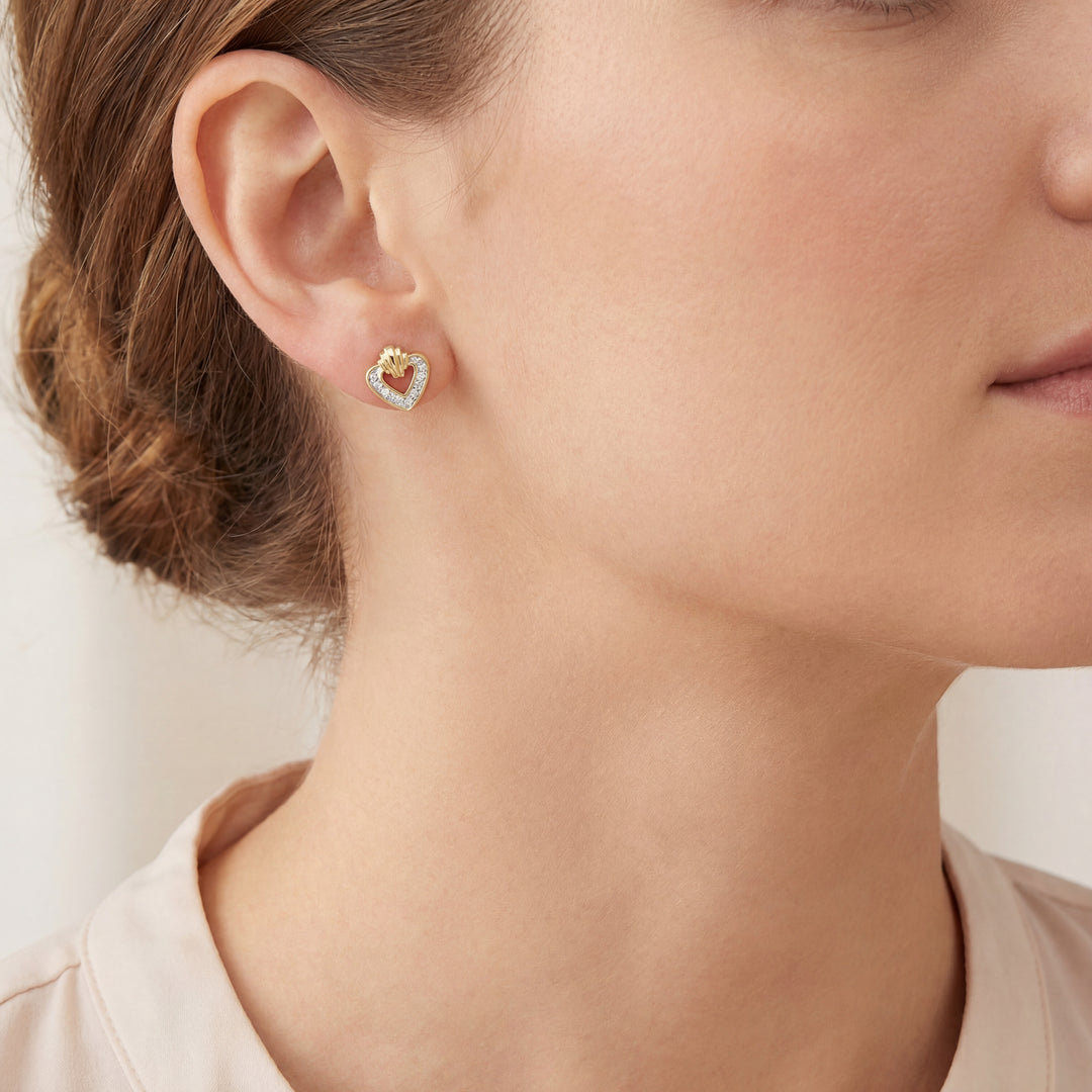 Estate Diamond Earrings