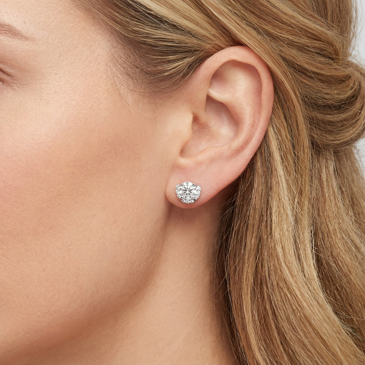 Estate Diamond Earrings