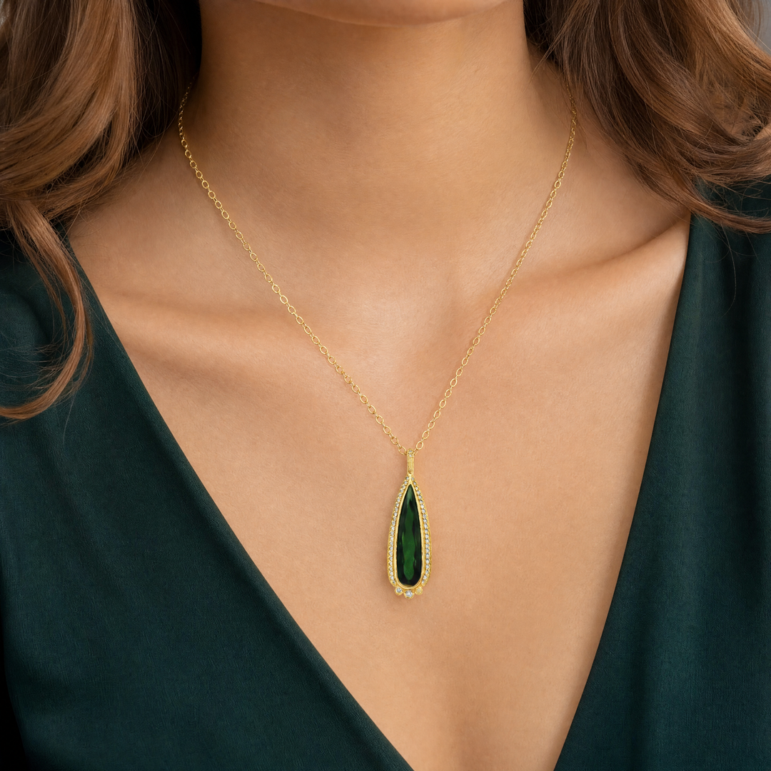 Estate Colored Stone Necklace