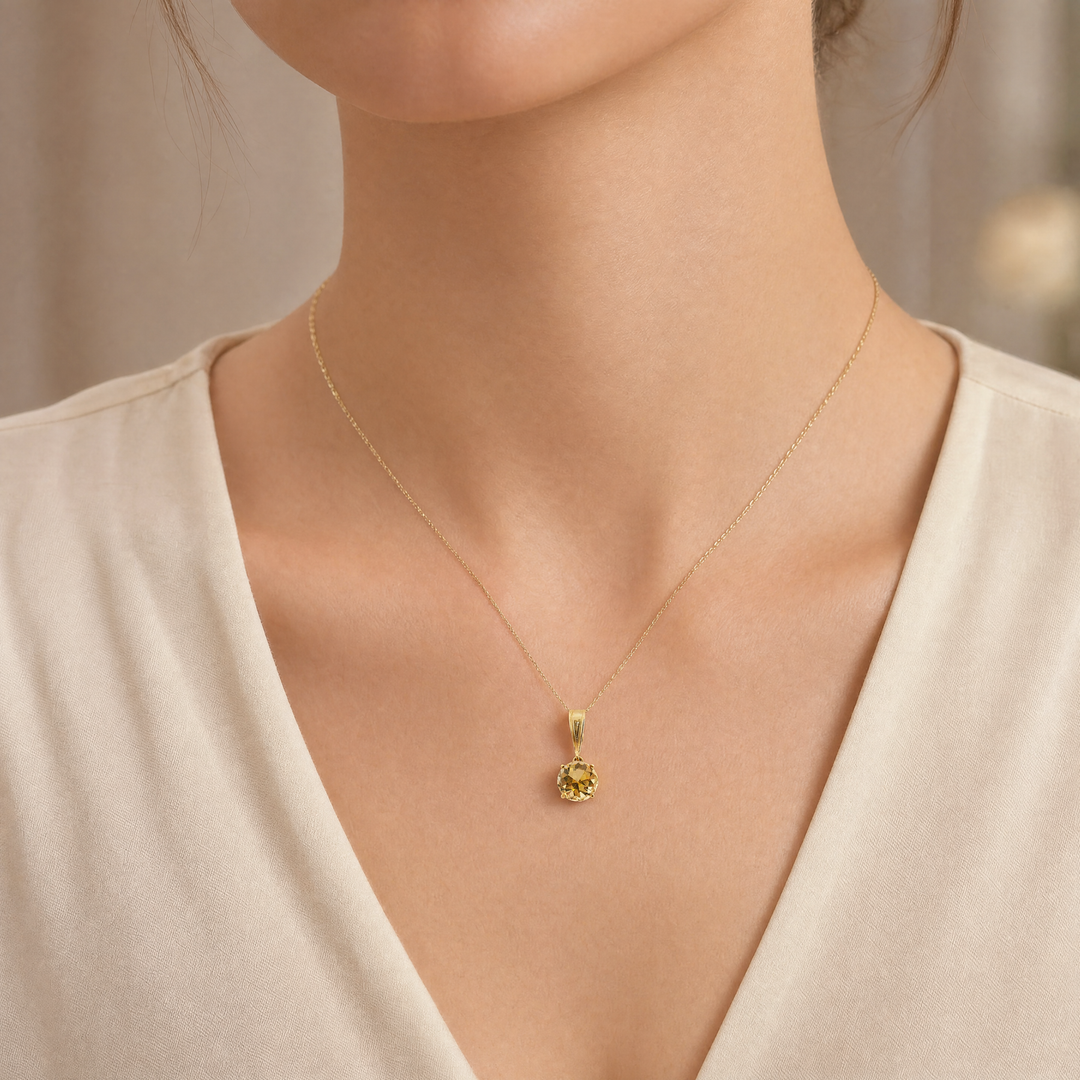 Estate Colored Stone Necklace