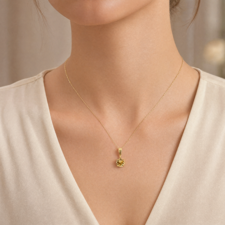 Estate Colored Stone Necklace