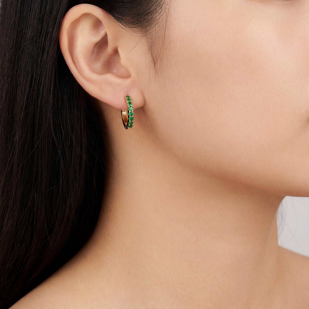 Estate Colored Stone Earrings