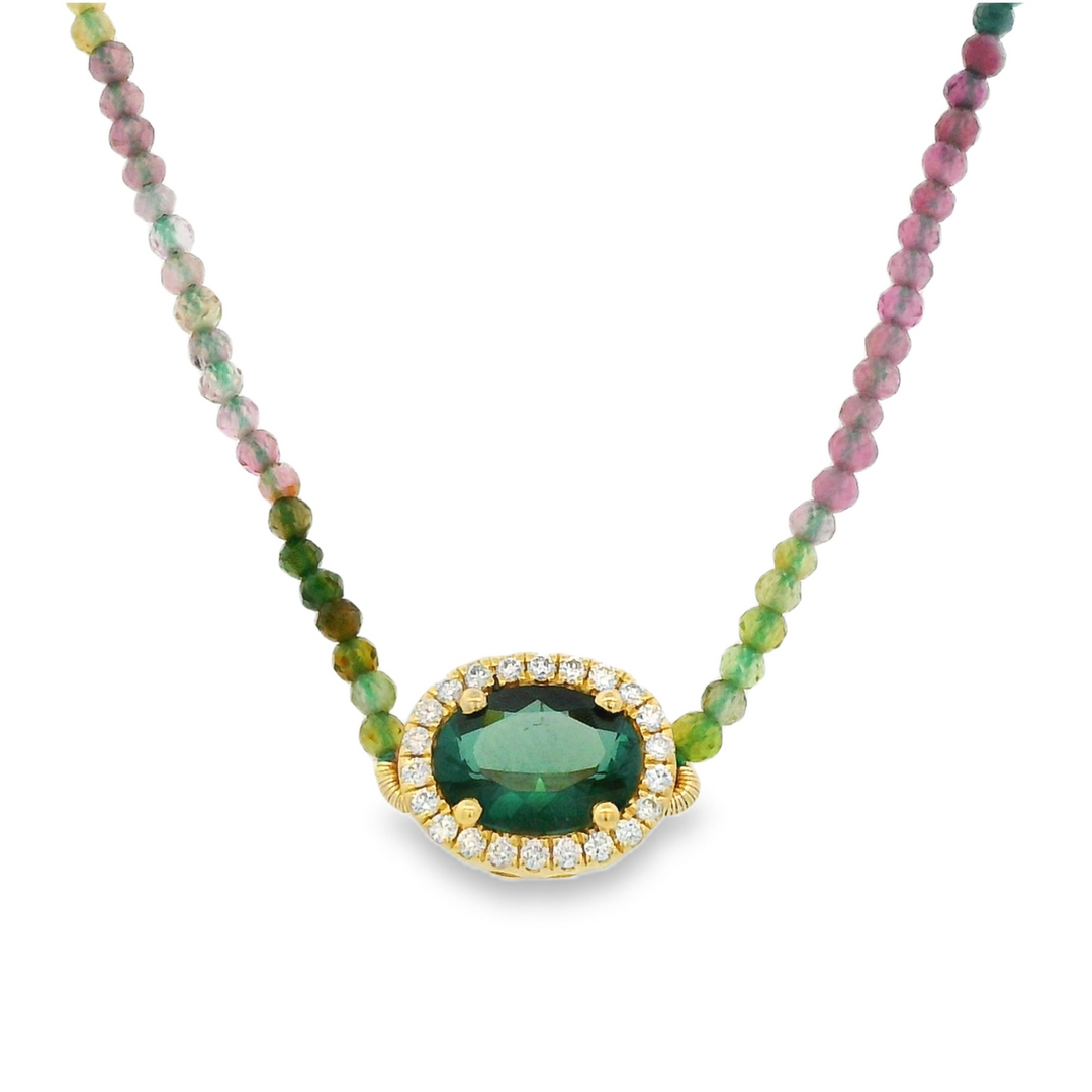 Colored Stone Necklace