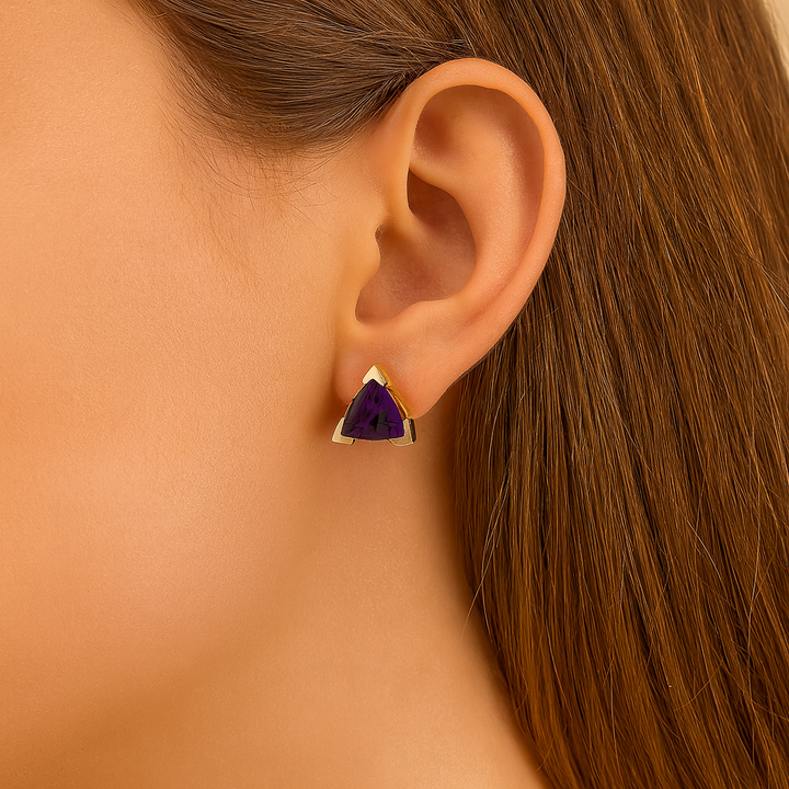 Estate Colored Stone Earrings