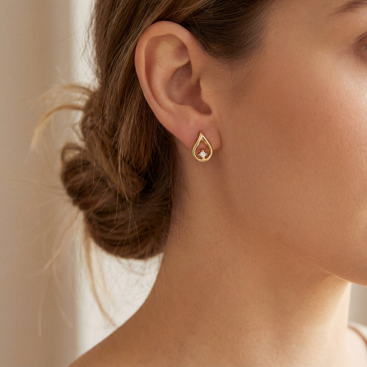 Estate Diamond Earrings