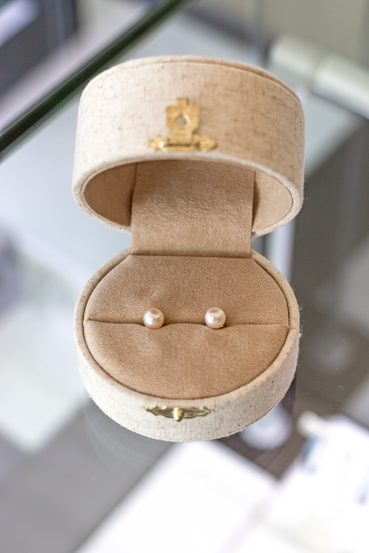 Estate Color Stone Earring