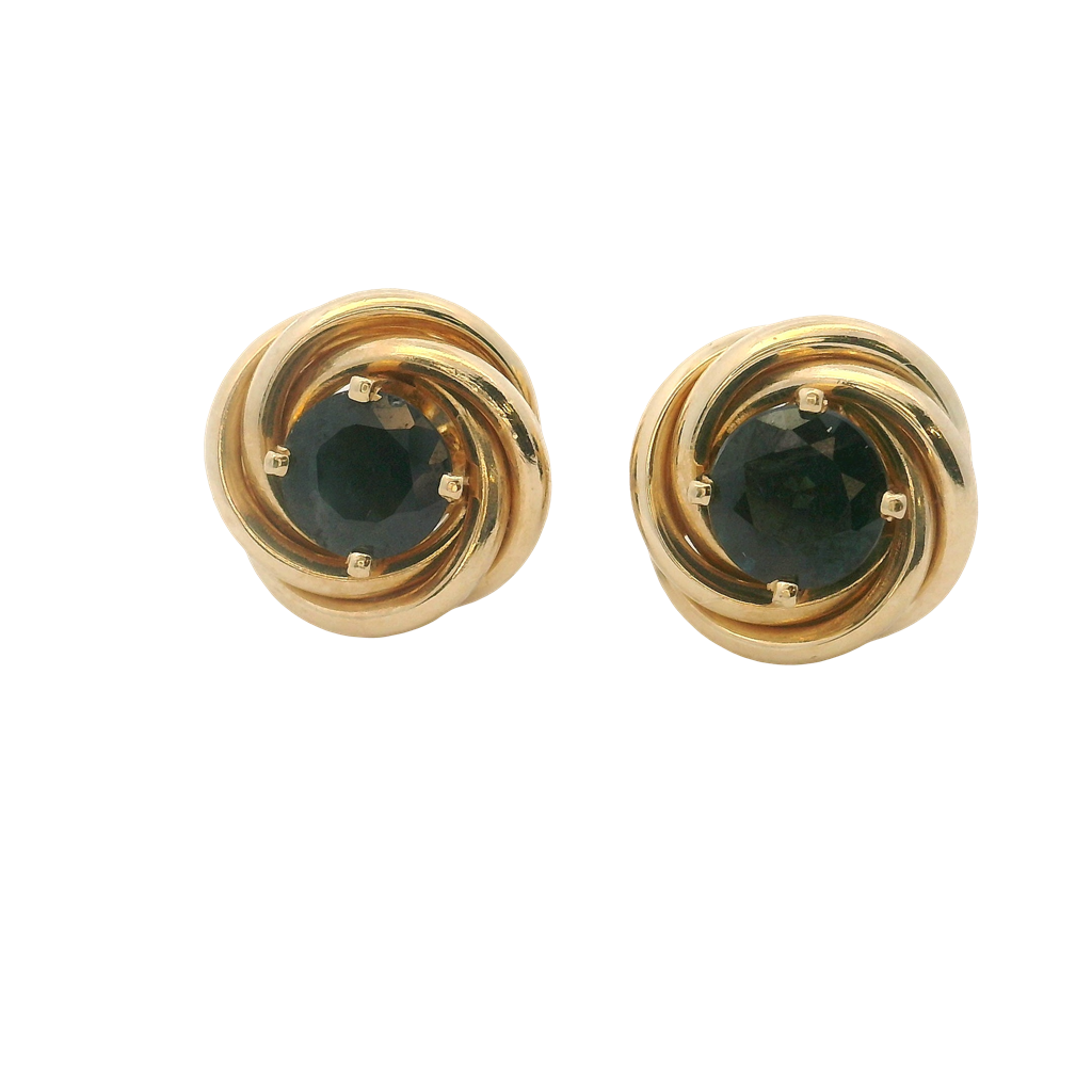 Estate Colored Stone Earrings