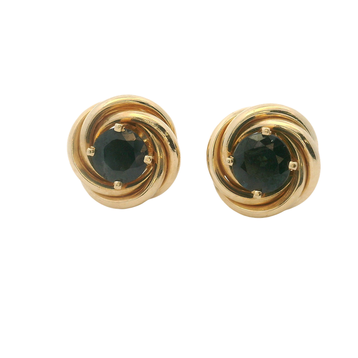 Estate Colored Stone Earrings