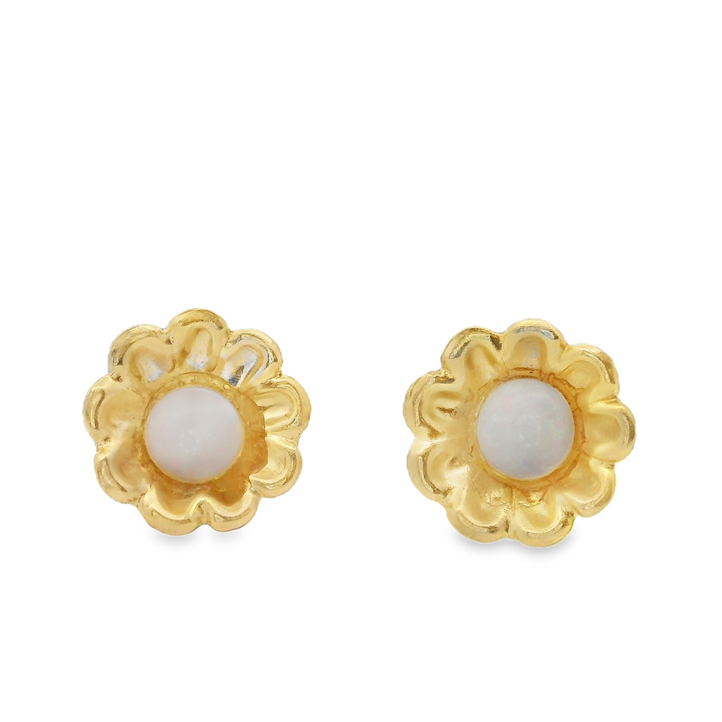Estate Colored Stone Earrings