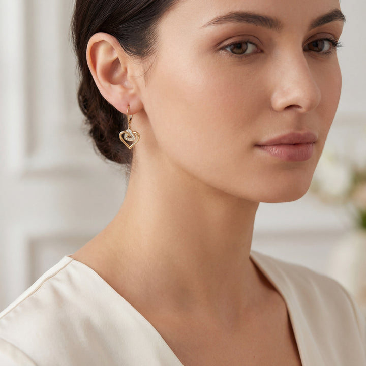 Estate Diamond Earrings