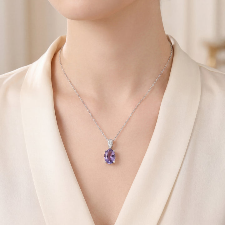 Estate Colored Stone Necklace