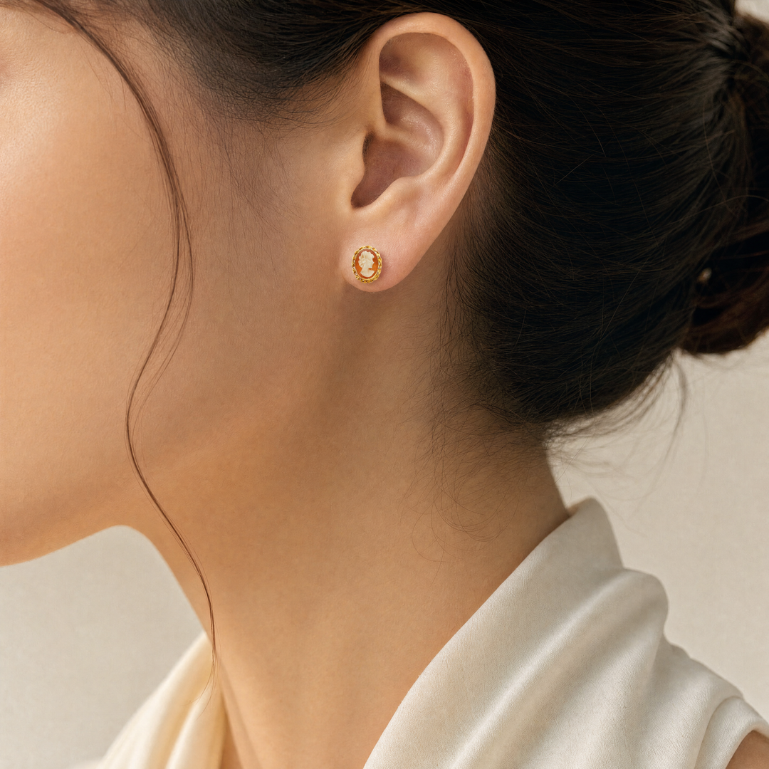 Estate Colored Stone Earrings