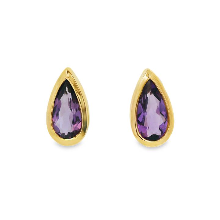 Estate Colored Stone Earrings