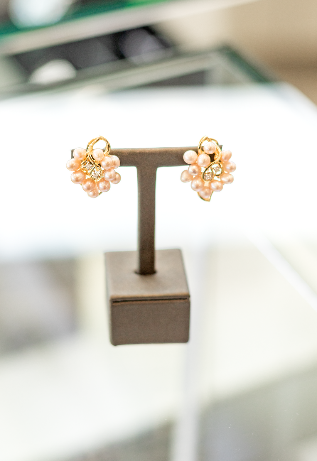 Estate Colored Stone Earrings