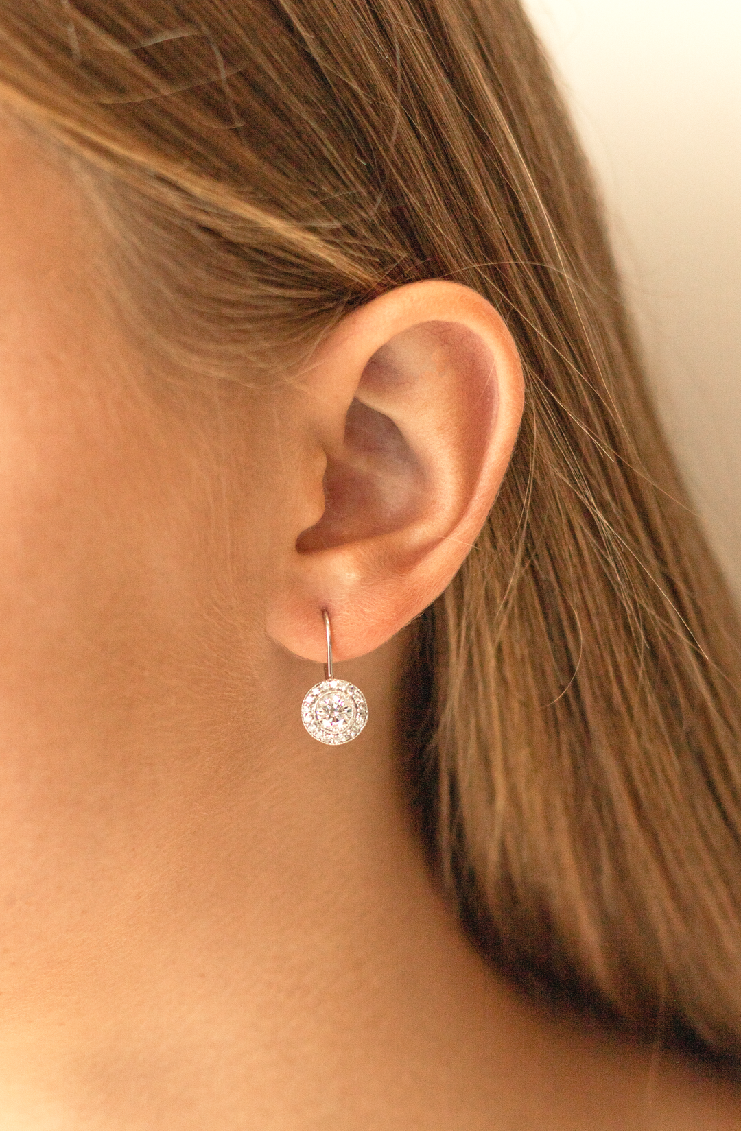 Estate Diamond Earrings