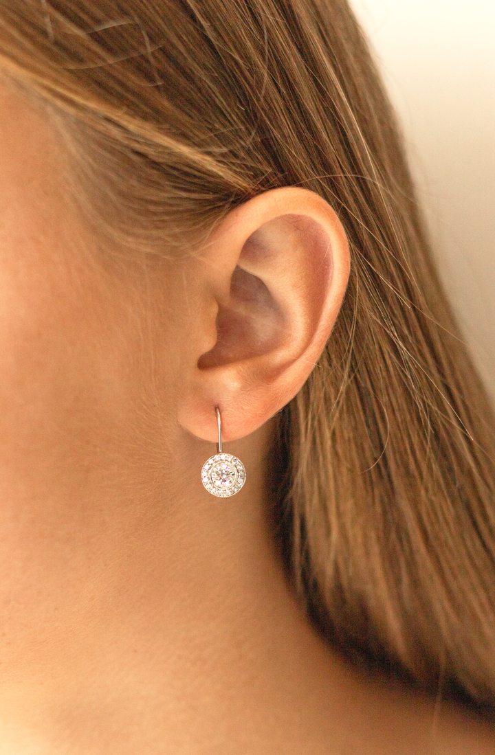Estate Diamond Earrings