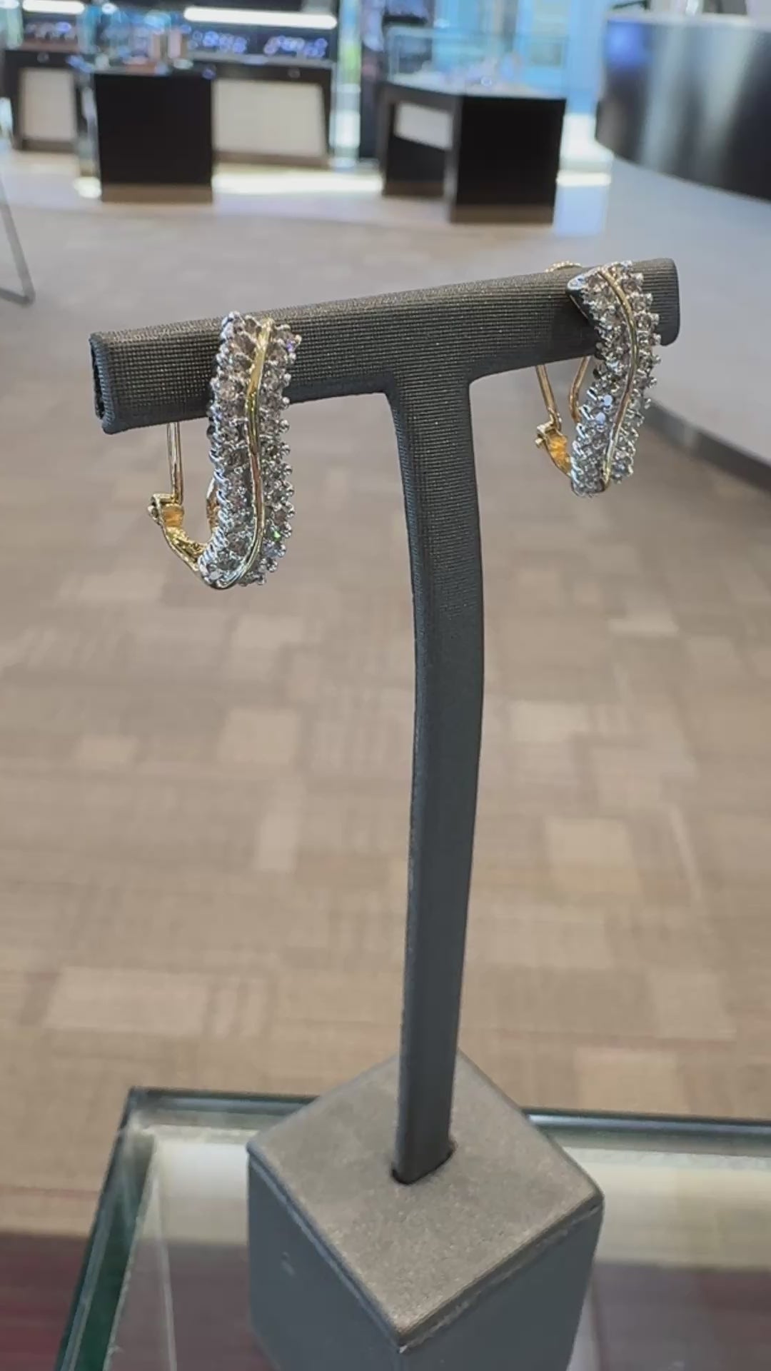 Estate Diamond Earrings