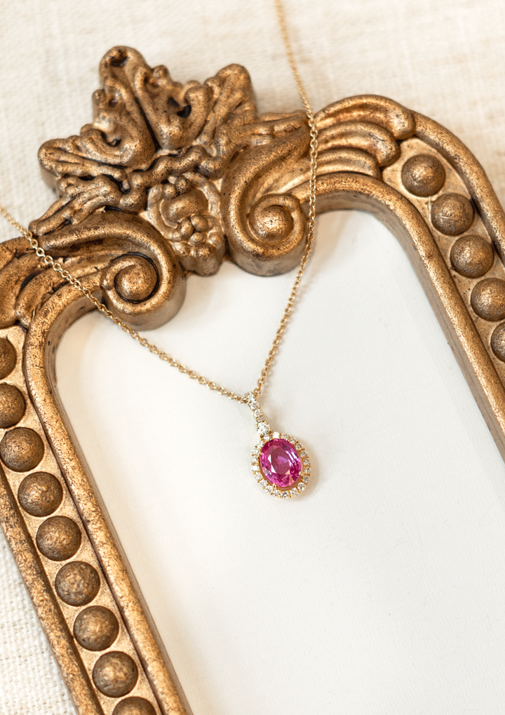 Estate Colored Stone Necklace