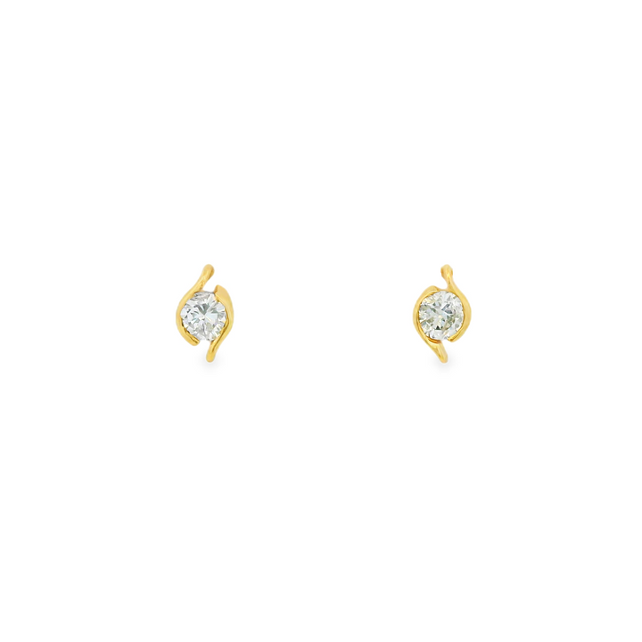 Estate Diamond Earrings