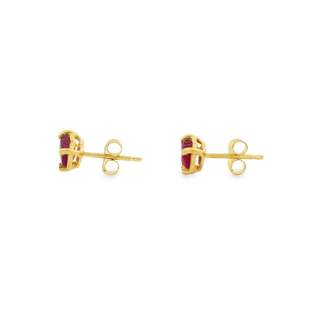 Estate Colored Stone Earrings