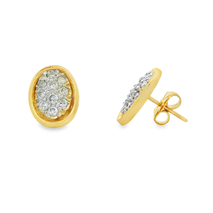 Estate Diamond Earrings
